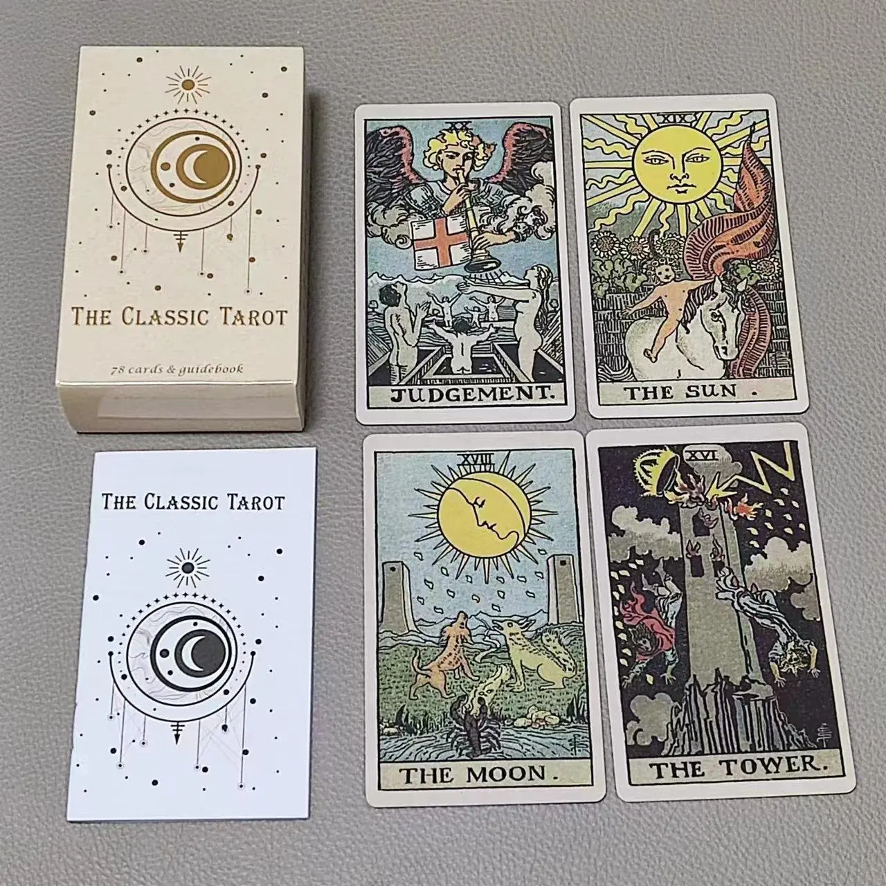 Tarot Deck With Guidebook - Os cartões de tarô clássicos com