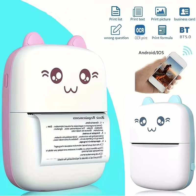 Mini impressora térmica portát - Mini Pocket Thermal Printer Paper Roll avaliação e preço