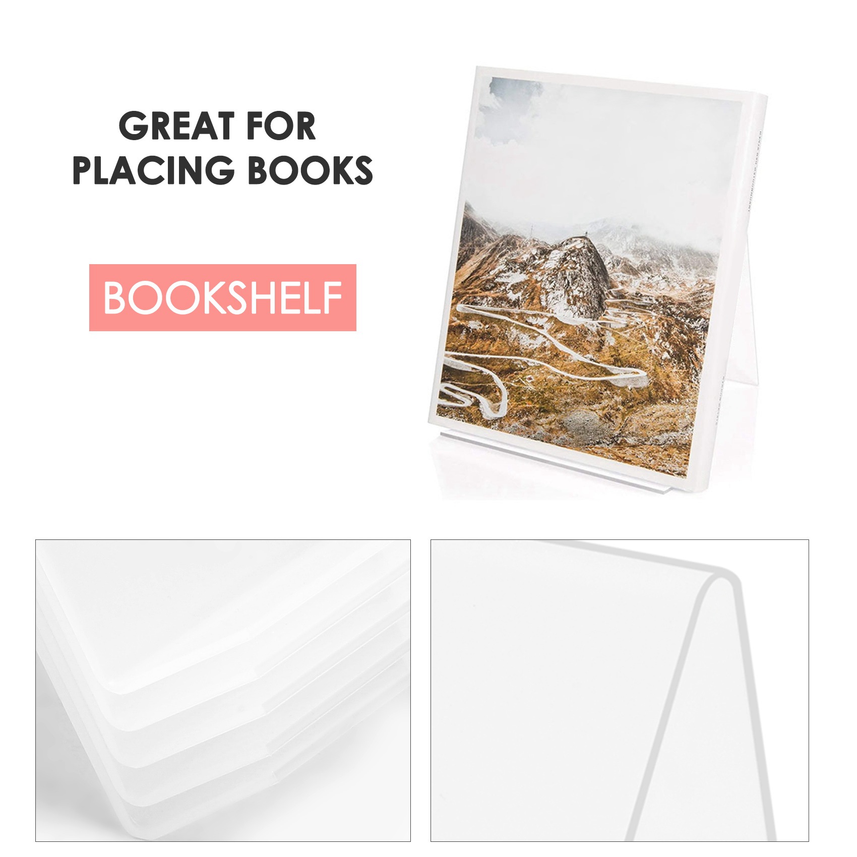 Suporte de Livros em Acrílico  - Clear Acrylic Book Stand Holder avaliação e preço