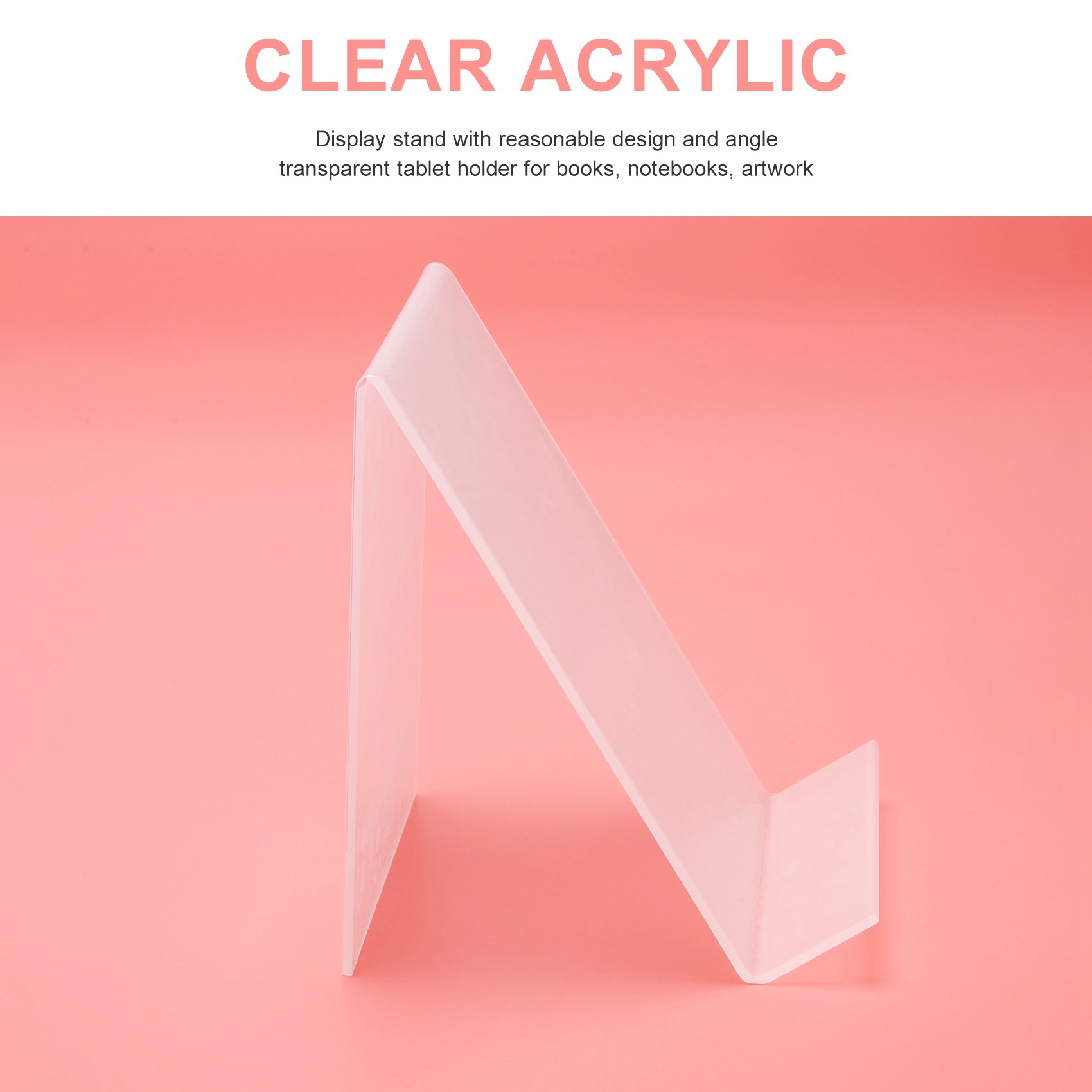 Suporte de Livros em Acrílico  - Clear Acrylic Book Stand Holder avaliação e preço