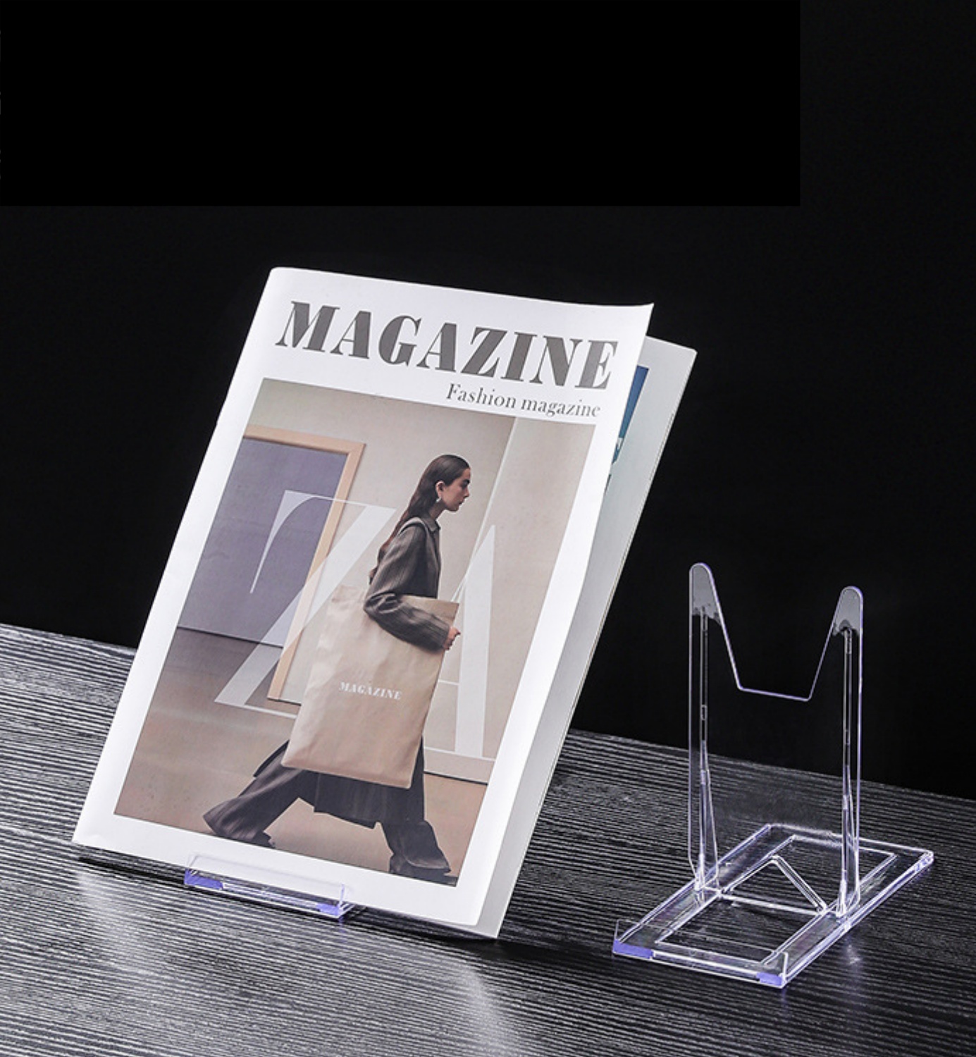 5/10 unidades de suportes de e - Clear Acrylic Book Stand Holder avaliação e preço