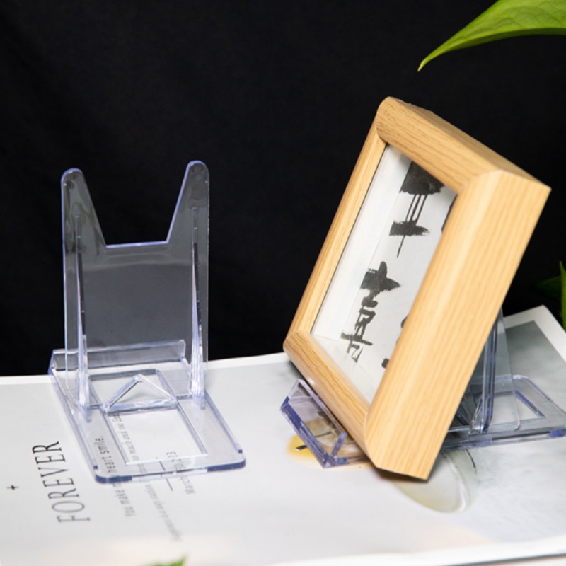 5/10 unidades de suportes de e - Clear Acrylic Book Stand Holder avaliação e preço