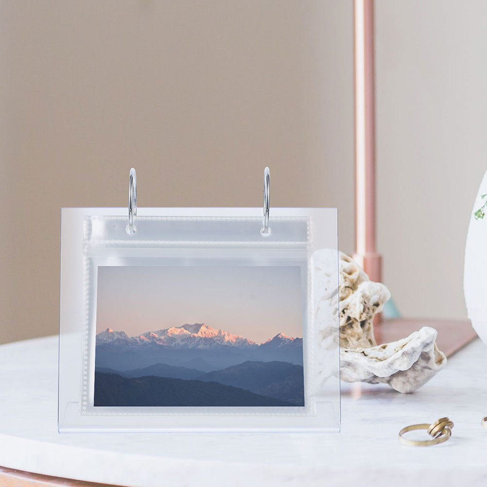 2 unidades de álbum de fotos e - Clear Acrylic Book Stand Holder avaliação e preço