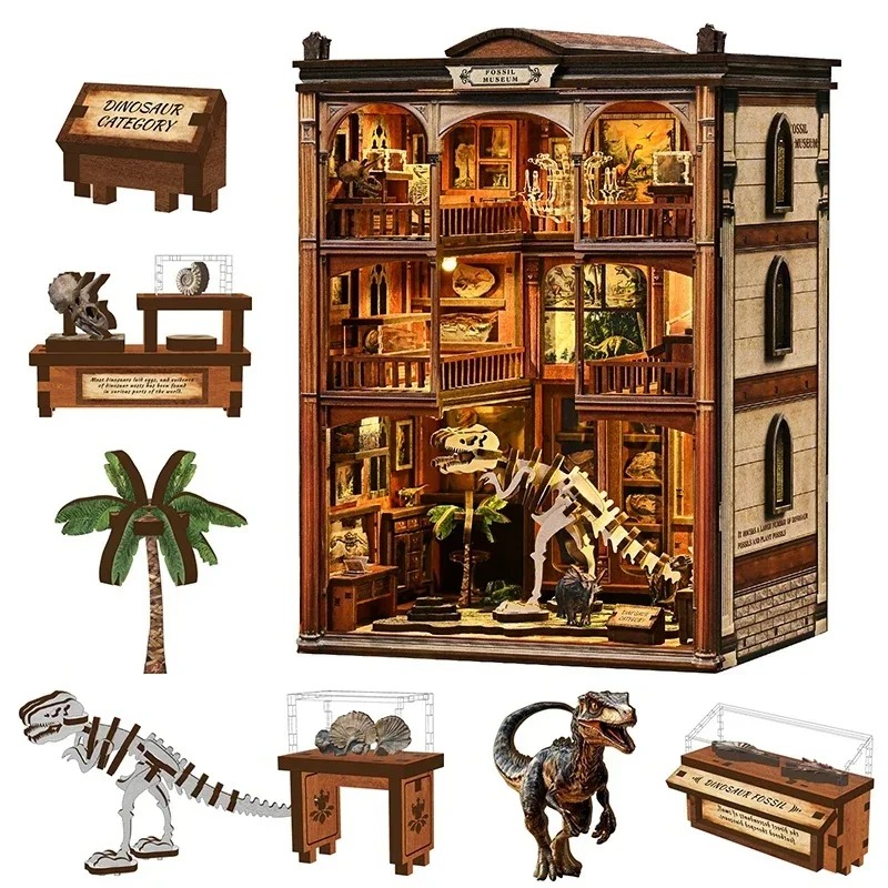 Kit DIY de Inserção para Prate - Diy Wooden Book Nook Kit Shelf Insert avaliação e preço