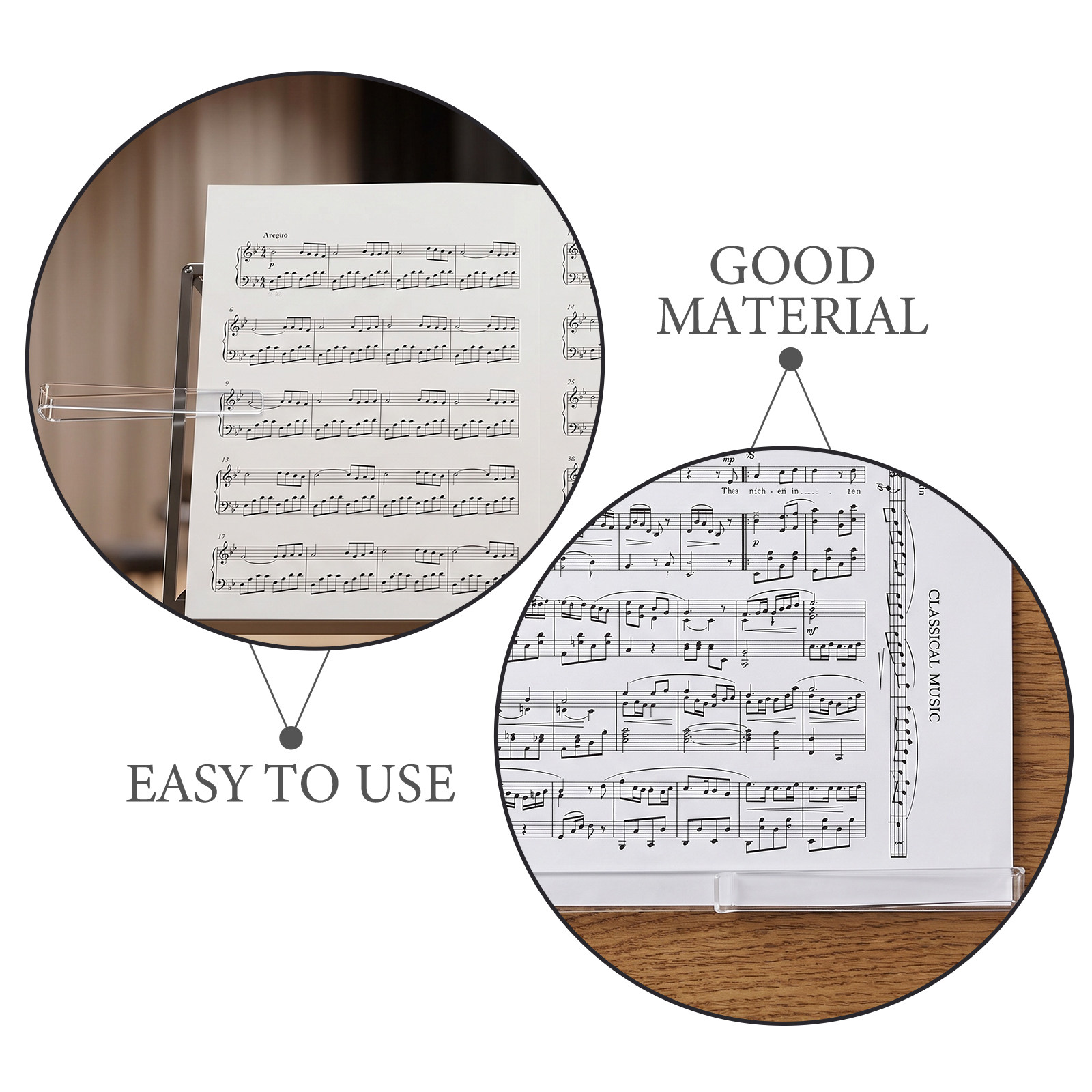 6 pares de clipes transparente - Clear Acrylic Book Stand Holder avaliação e preço