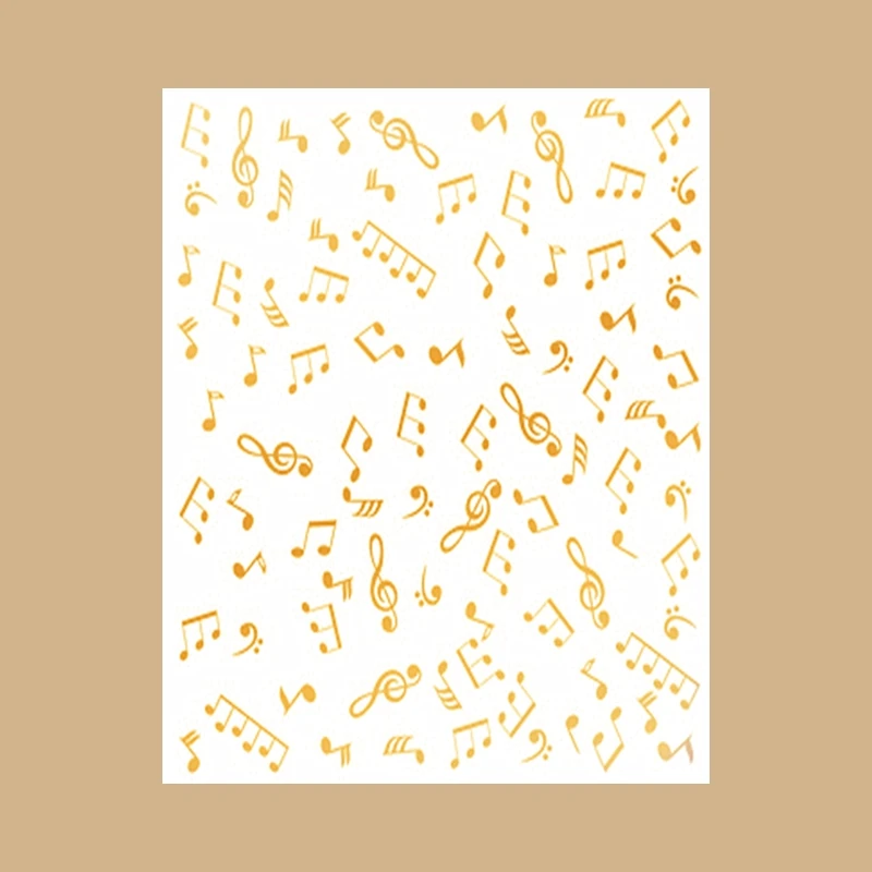 Placa de Hot Foil com Fundo Mu - Blank Sheet Music Notebook avaliação e preço